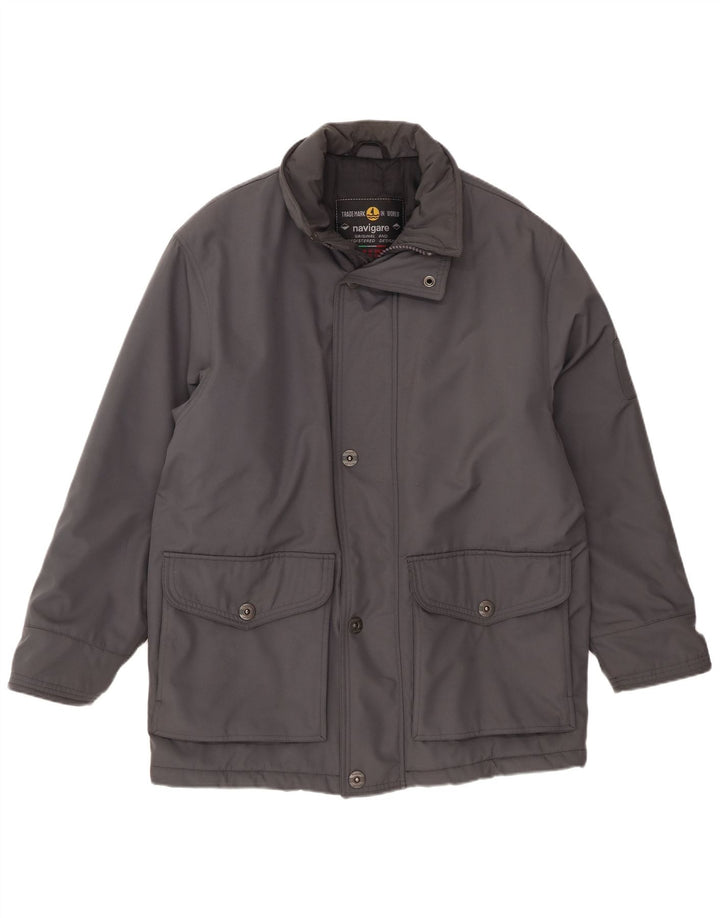 Navigare Herre Windbreaker Jacket UK 38 Medium Grey
