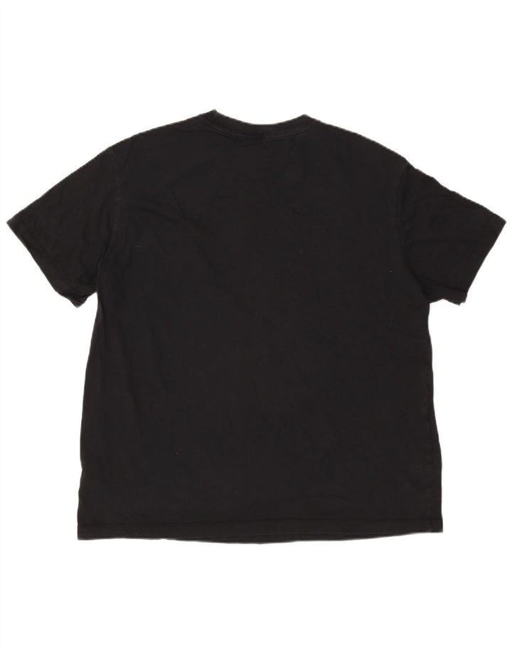 Nike T-shirt top til mænd, stor sort bomuld