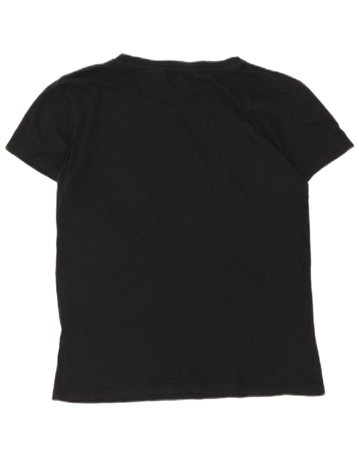 Levi's Dame Grafisk T-Shirt Top UK 12 Medium Sort