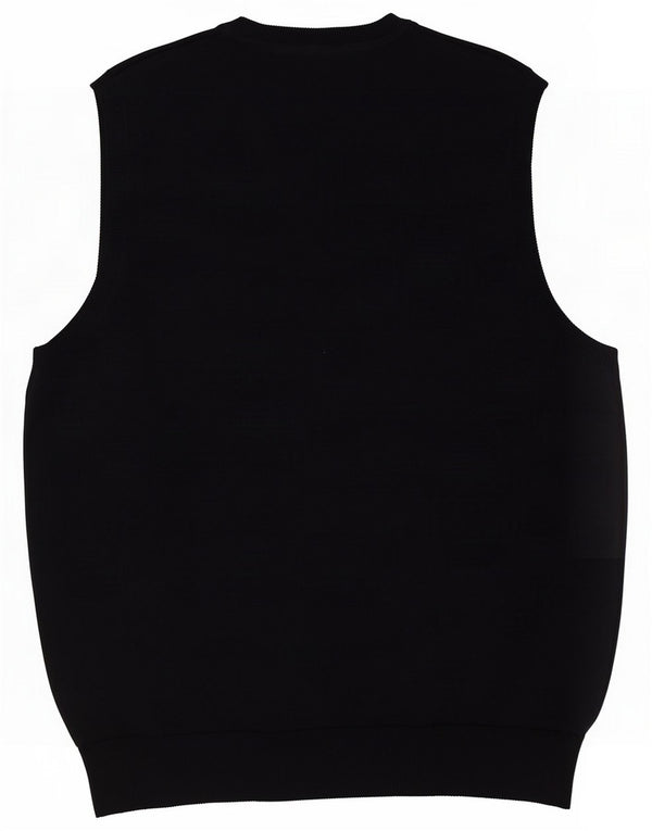 Marks & Spencer Herrevest Tank Top Large Navy Blue Cotton