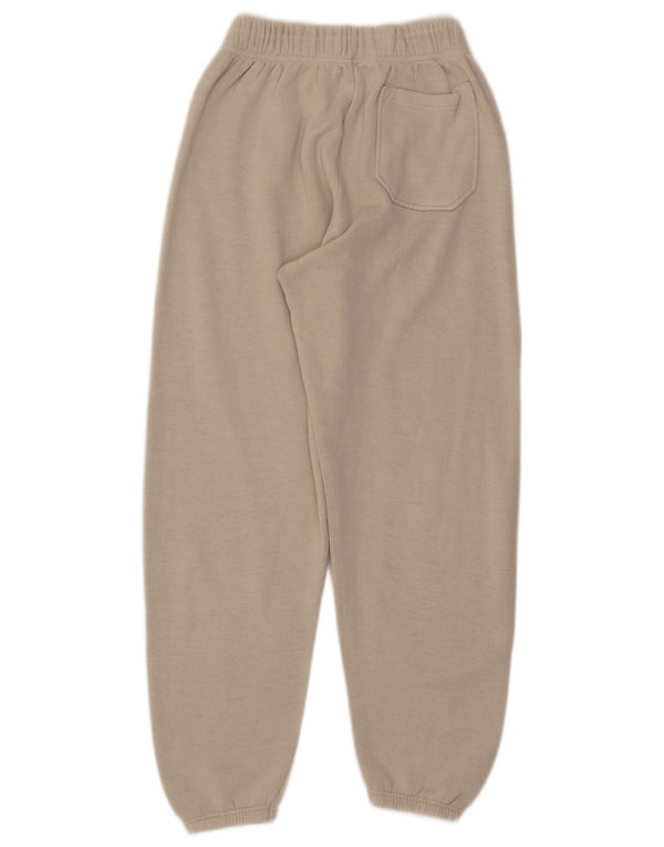 United Cotton Womens Tracksuit Trousers Joggers UK 12 Medium  Beige Cotton