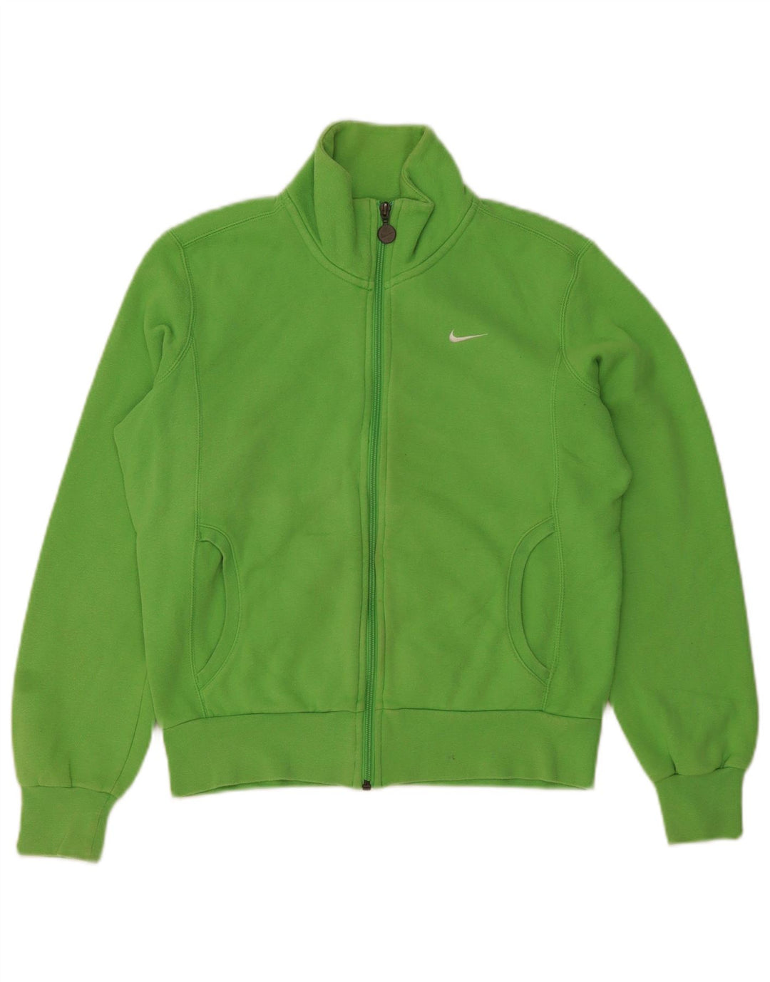 Nike træningsdragt topjakke til kvinder UK 10/12 Medium Green Bomuld