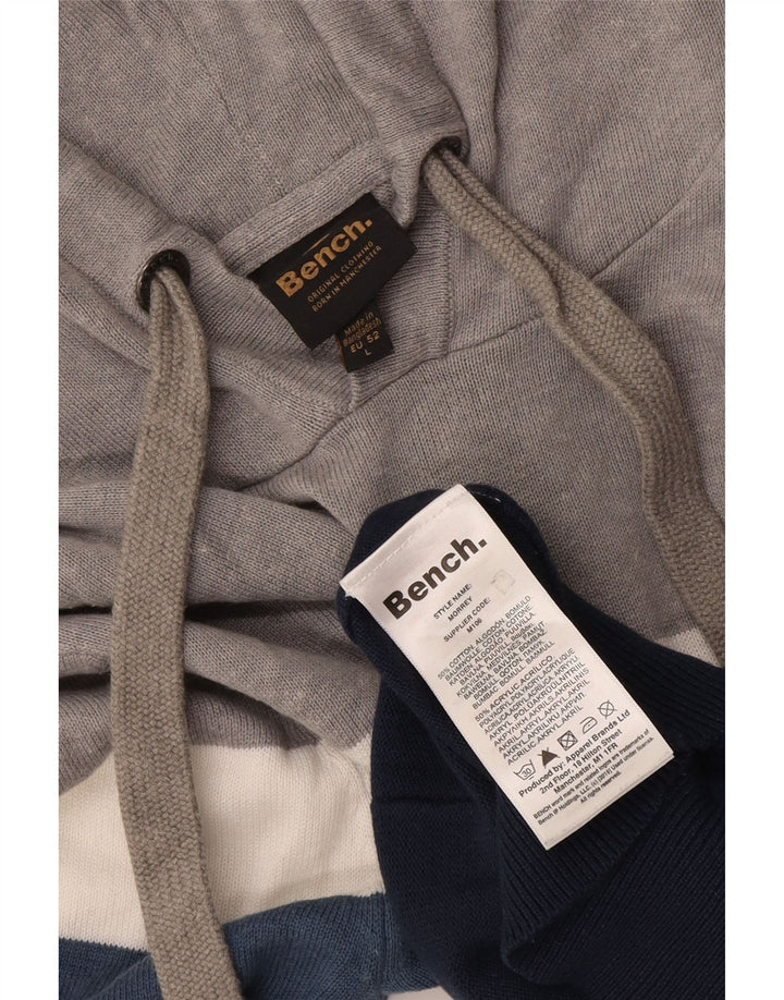 Bænk Herre hættetrøje Jumper Stor flerfarvet Colourblock Bomuld
