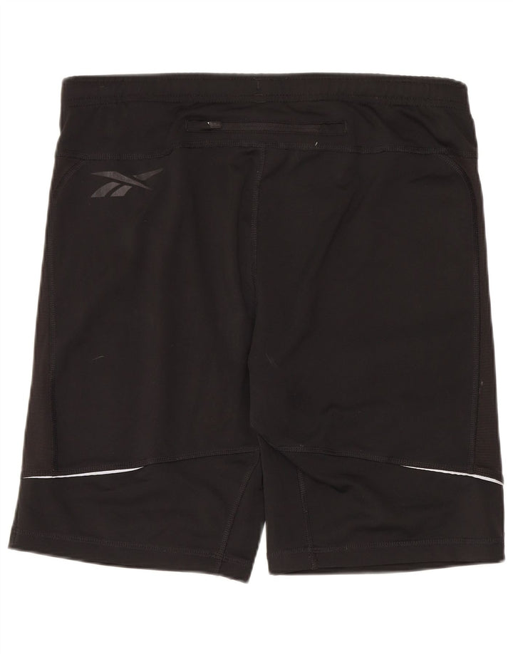 Reebok Sportshorts til mænd, store sorte polyester