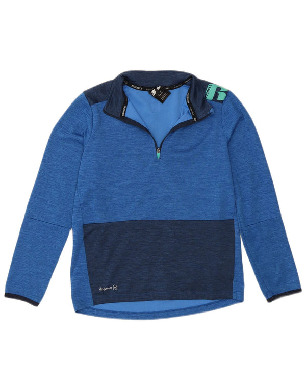 Russell Athletic Boys Top Langærmet 10-11 år Large Blue Sports