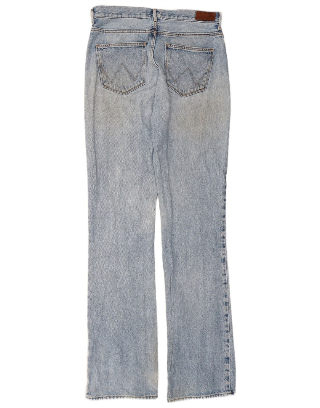 WRANGLER Dame Bootcut Jeans W28 L32 Blå Bomuld
