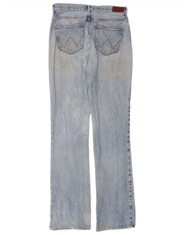 WRANGLER Dame Bootcut Jeans W28 L32 Blå Bomuld