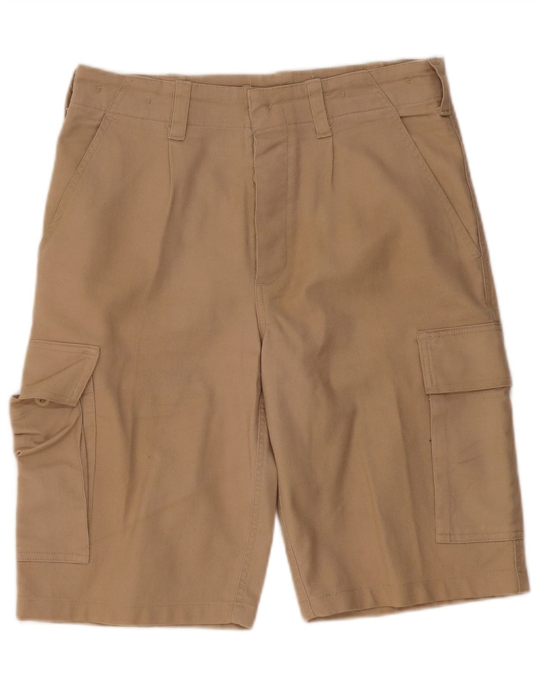 VINTAGE Herre Cargo Shorts IT 46 Small W32 Beige Bomuld