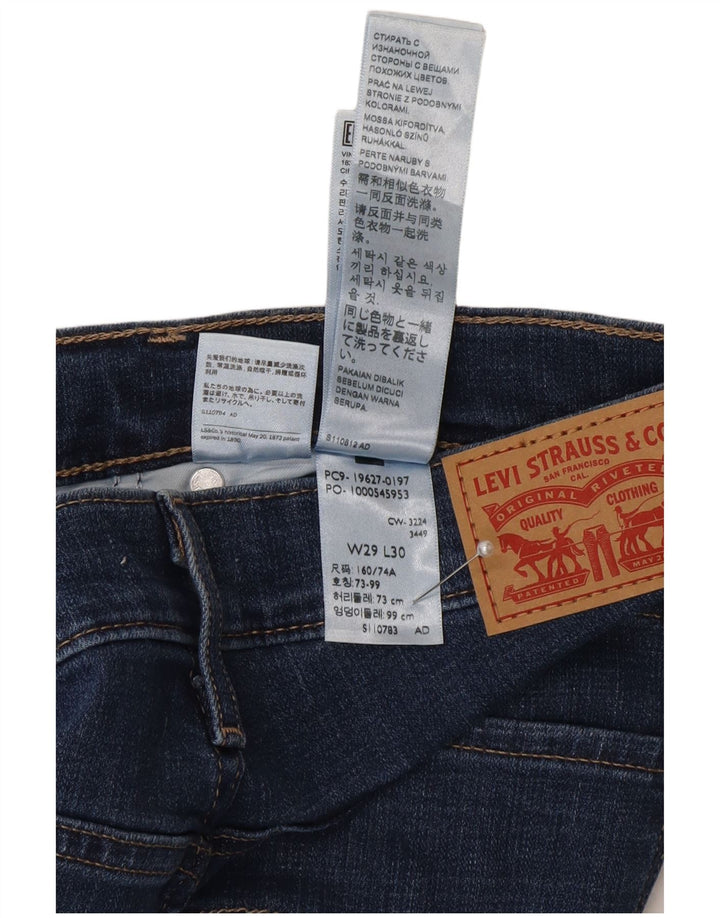 Levi's Dame 312 Shaping Slim Jeans W29 L30 Blå Bomuld