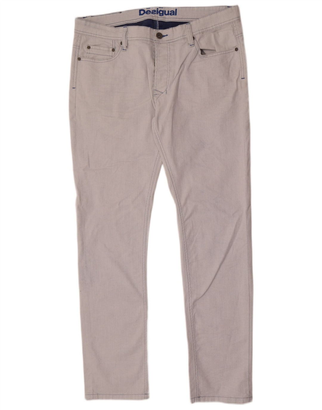 Desigual Slim Jeans til mænd W36 L33 blå bomuld