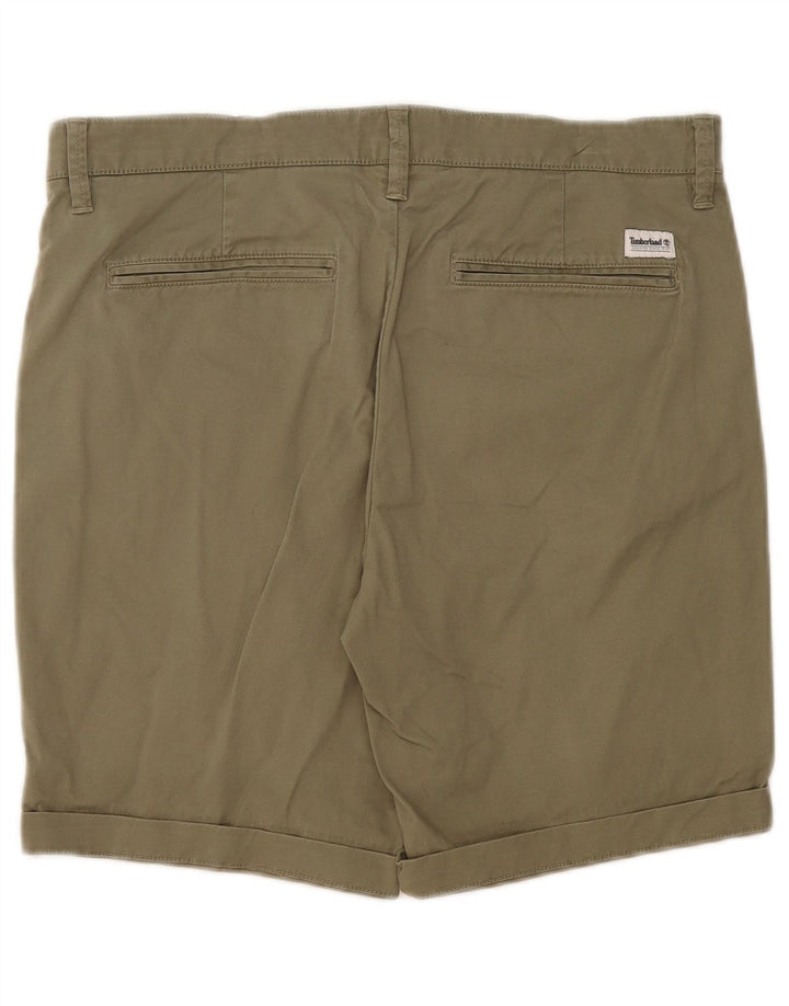 Timberland Herre Chino Shorts W33 Medium Khaki Bomuld