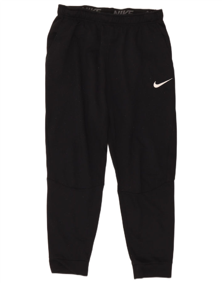 Nike Herre Dri Fit træningsdragt Bukser Joggers Large Sort Polyester