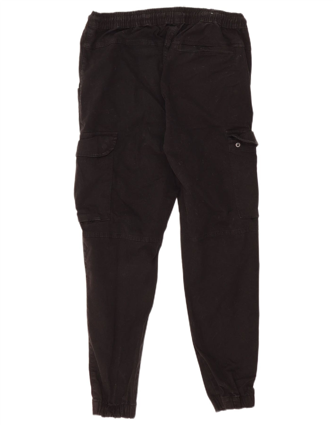 Zara Herre Joggers Cargo Bukser Medium W30 L27 Sort Bomuld