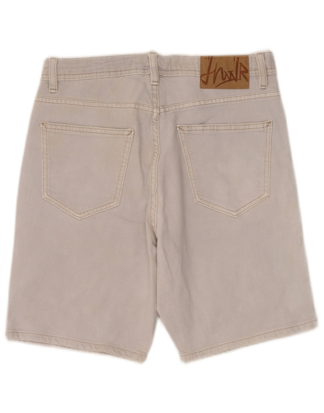 Zara Herre Denim Shorts EU 38 Small W30 Grå Bomuld