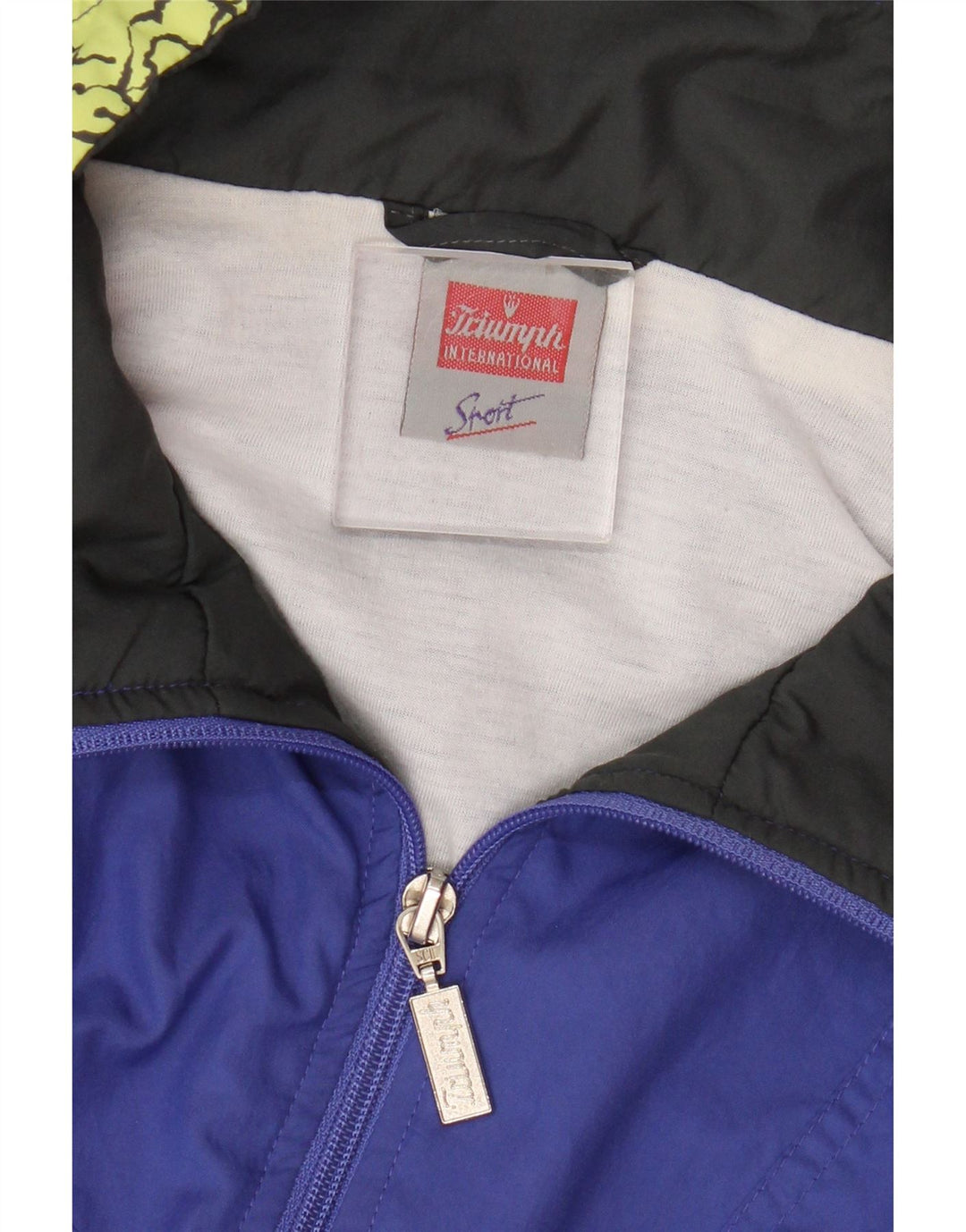 Triumph Træningsdragt til mænd Topjakke XL Blå Colourblock Polyester