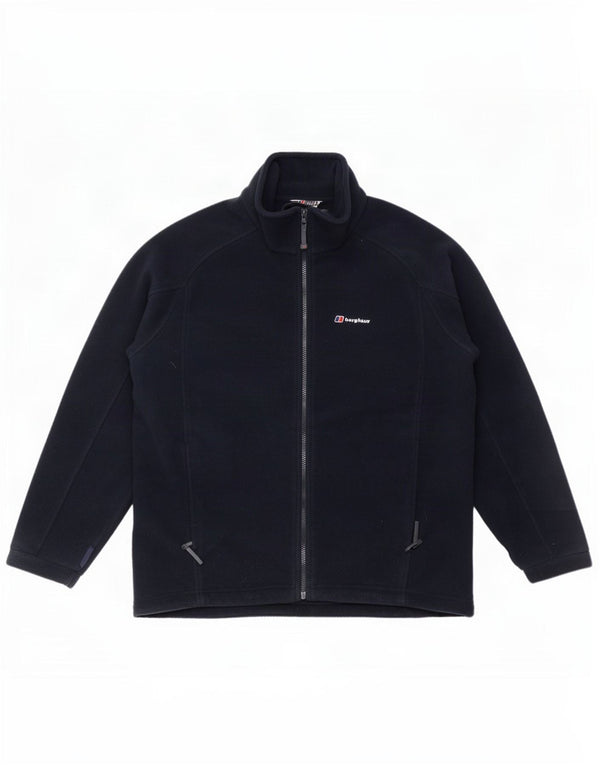 Berghaus Herre Liner Fleece Jakke UK 40 Large Navy Blue Polyester