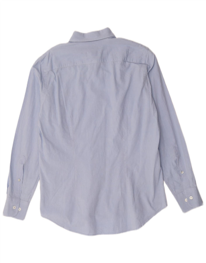 FRED PERRY Herre Slim Fit skjorte Medium Blue Cotton