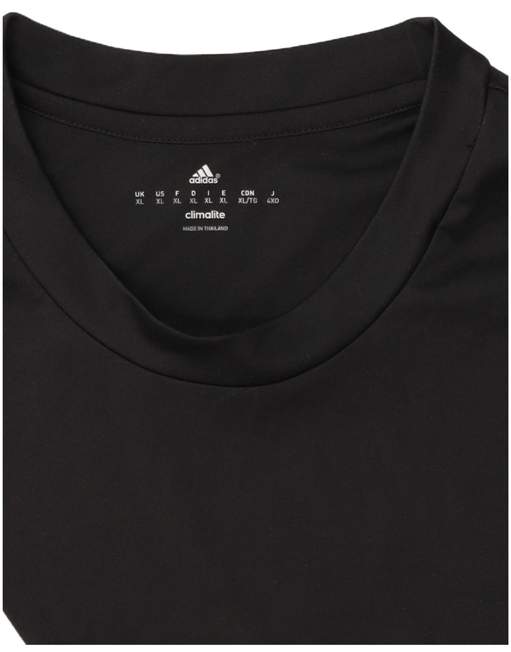 Adidas Herre Climalite T-Shirt Top XL Sort