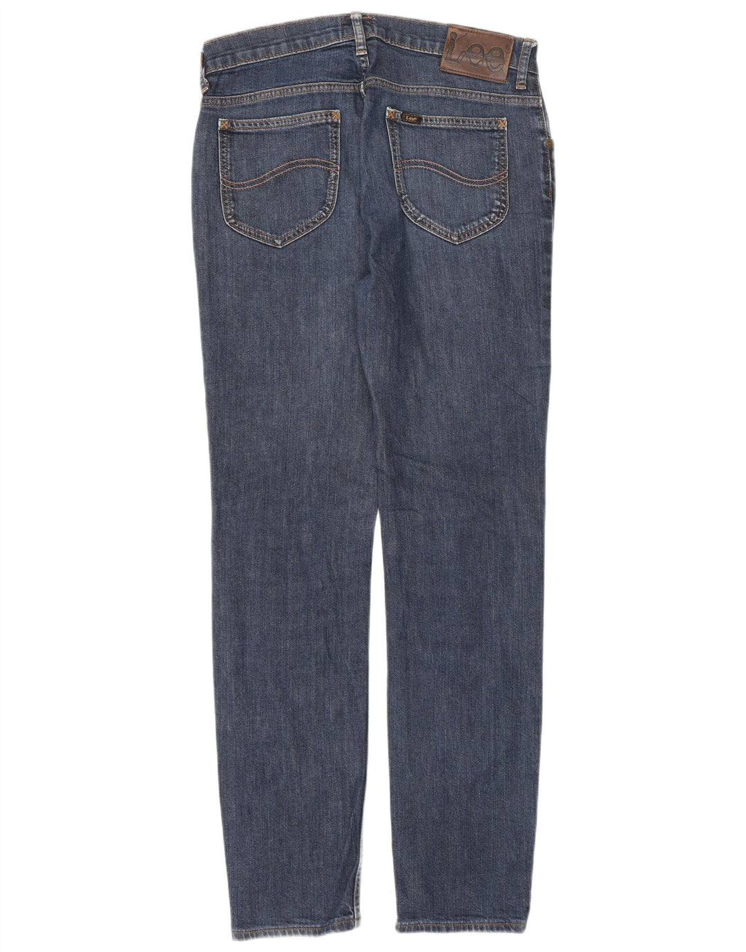 Lee Herre Rider Slim Jeans W30 L32 Marineblå Bomuld