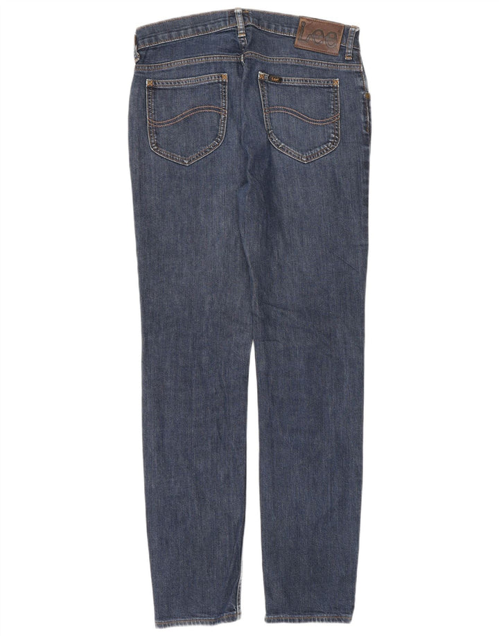 Lee Herre Rider Slim Jeans W30 L32 Marineblå Bomuld