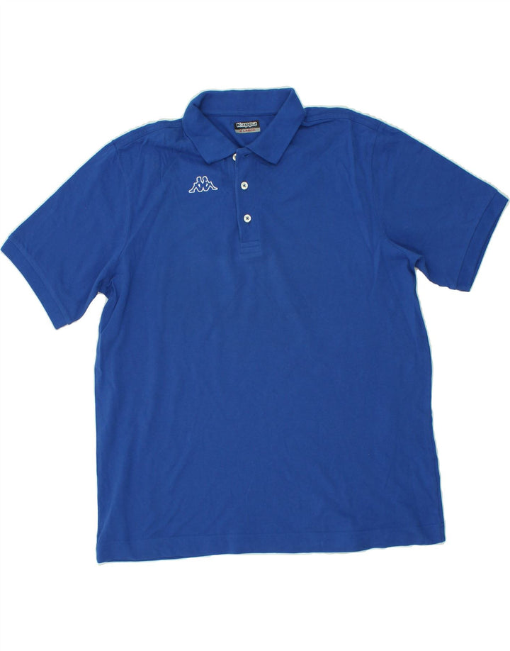 KAPPA Mens Polo Shirt XL Blue Cotton Vintage Kappa and Second-Hand Kappa from Messina Hembry 