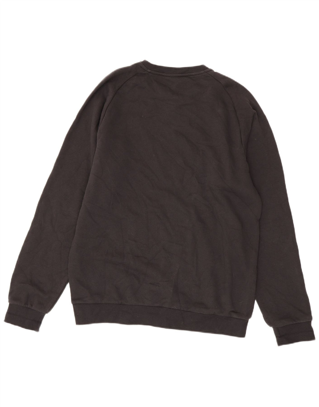 ADIDAS Sweatshirt til mænd, stor sort bomuld