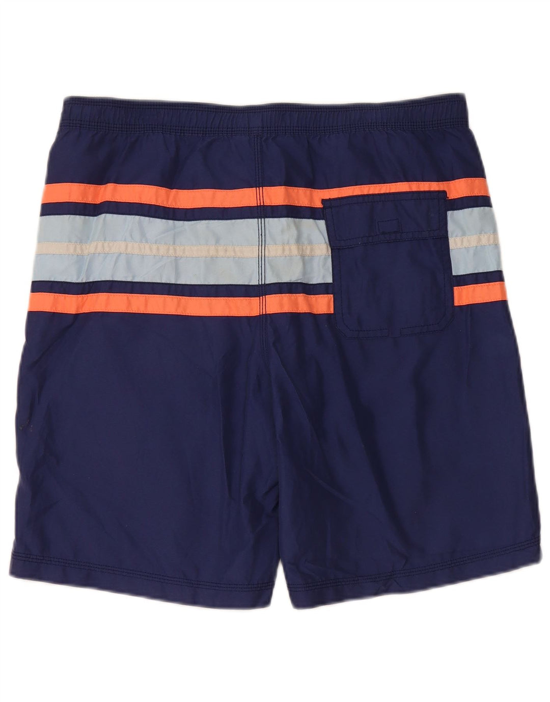 IZOD Badeshorts til mænd Små marineblå stribet polyester