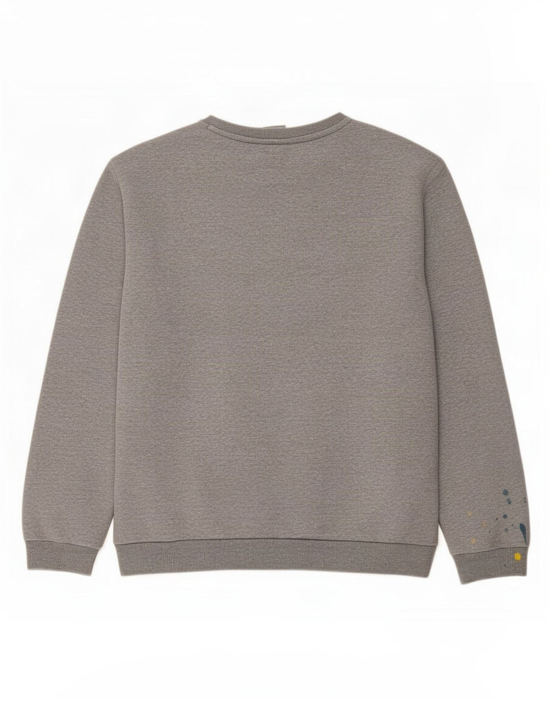 Puma Sweatshirt til mænd, stor grå flækket bomuld