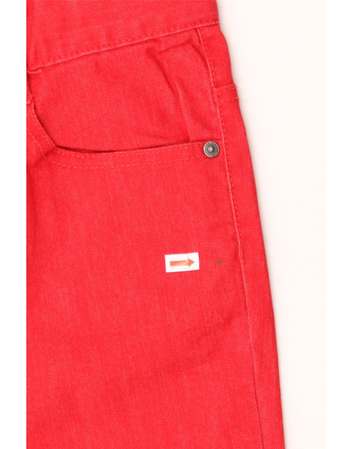 BENETTON Womens Straight Jeans W30 L26 Red Vintage Benetton and Second-Hand Benetton from Messina Hembry 