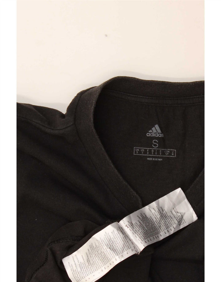 Adidas herre T-shirt top lille sort bomuld