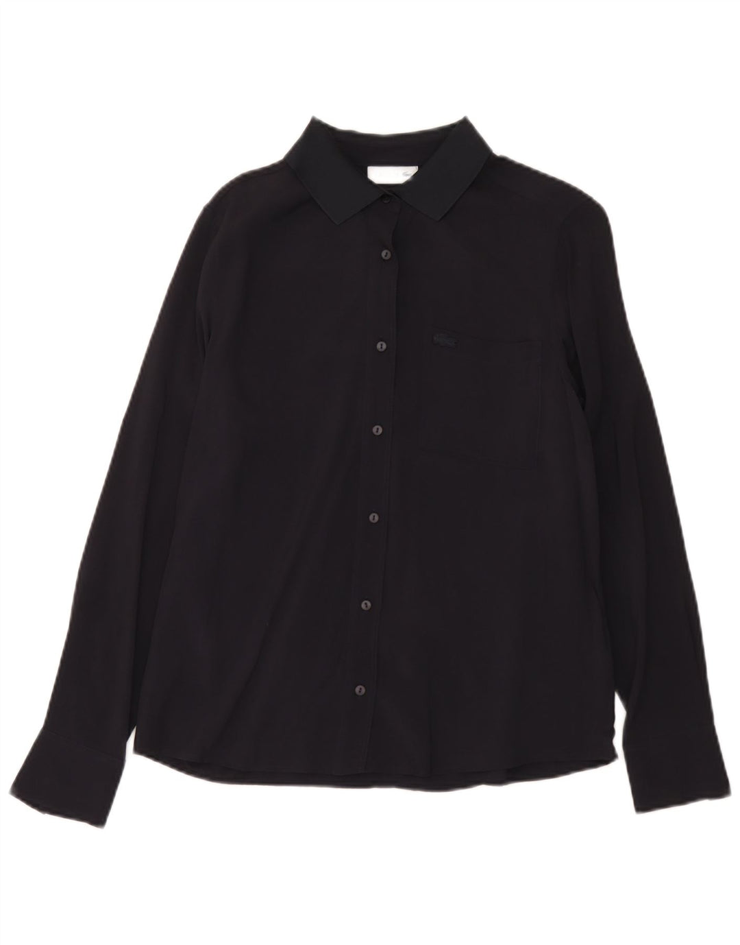 Lacoste dameskjorte str. 36 Lille sort viskose