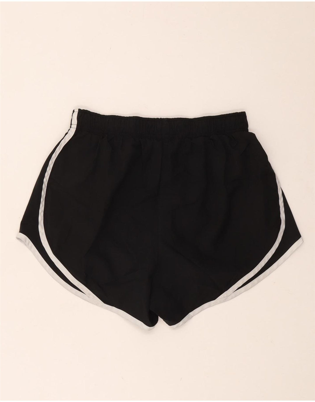 NIKE sportsshorts til kvinder UK 8 Lille sort polyester