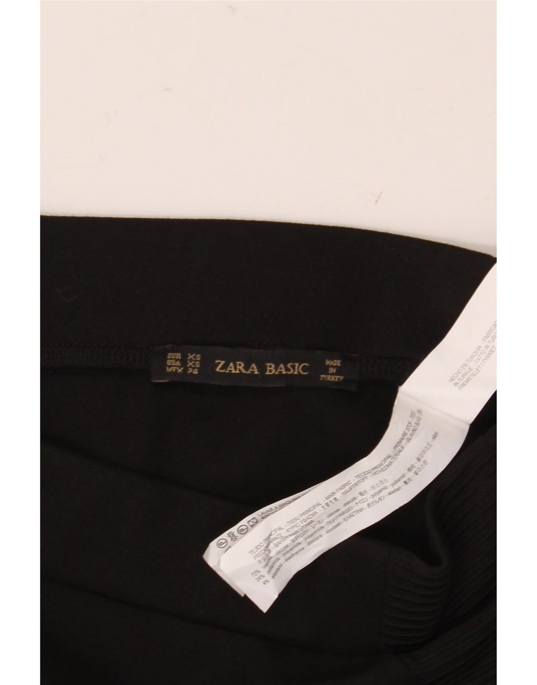 Zara Pencil Nederdel til kvinder XS W24 Sort viskose
