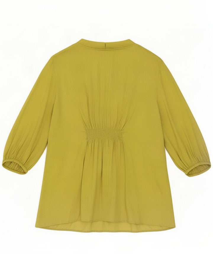 Marks & Spencer Dame Top 3/4 ærmer UK 16 Large Green