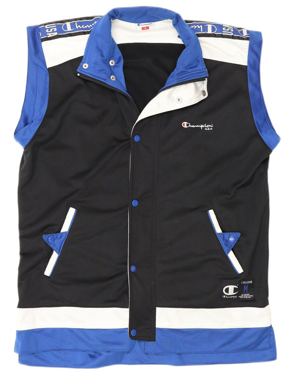 Champion Herre USA Grafisk træningsdragt Topjakke Medium Sort Colourblock