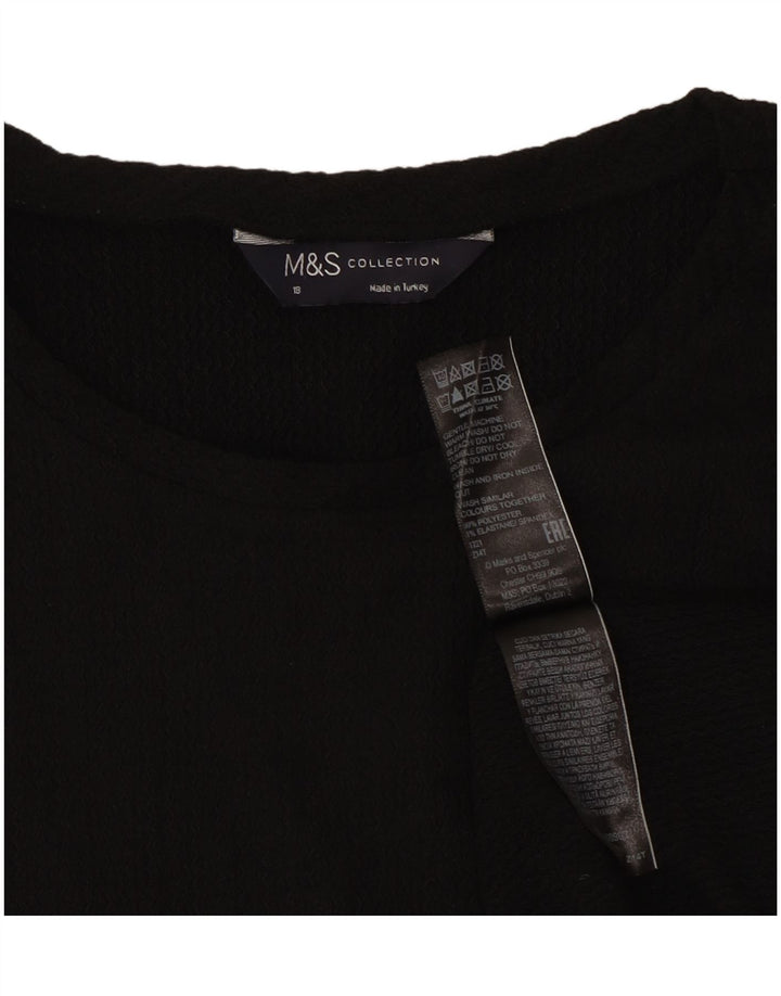 Marks & Spencer Damebluse Top UK 18 XL Sort Polyester