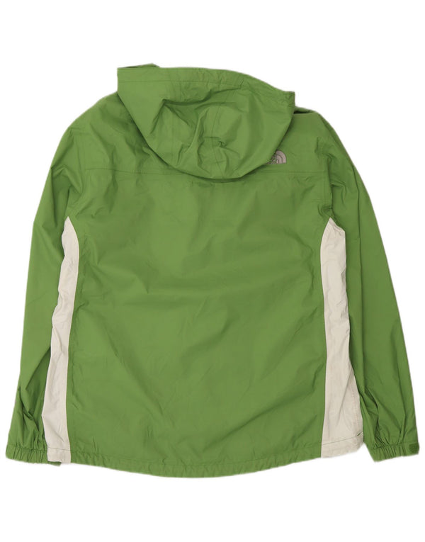 The North Face Regnjakke med hætte til kvinder UK 16 Large Green Colourblock