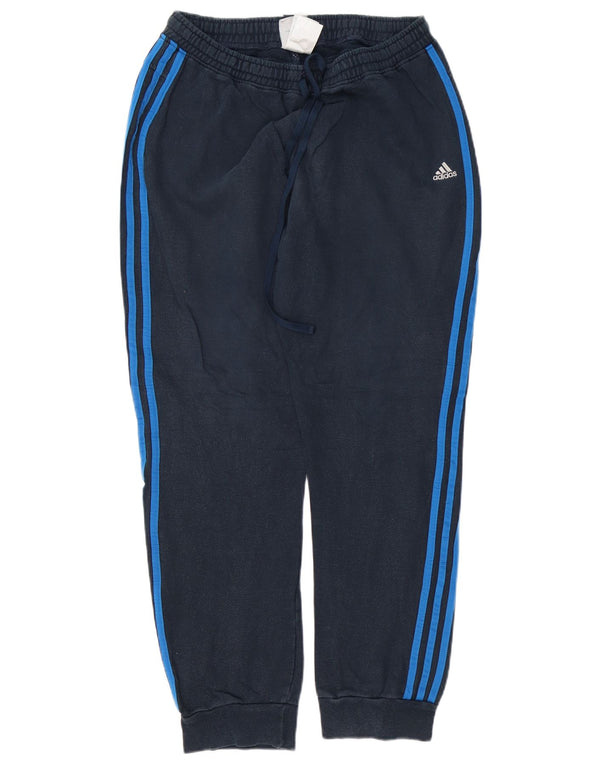 ADIDAS Træningsdragt til mænd Joggers UK 40/42 Medium marineblå bomuld