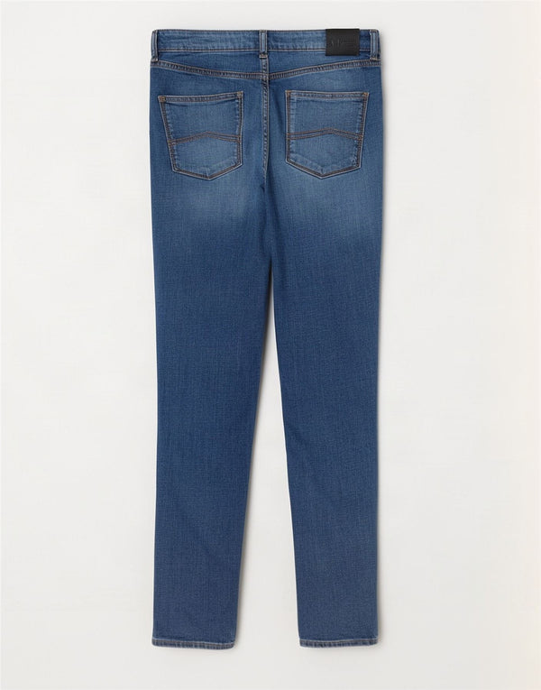 Armani Dame Skinny Jeans W30 L33 Blå Bomuld