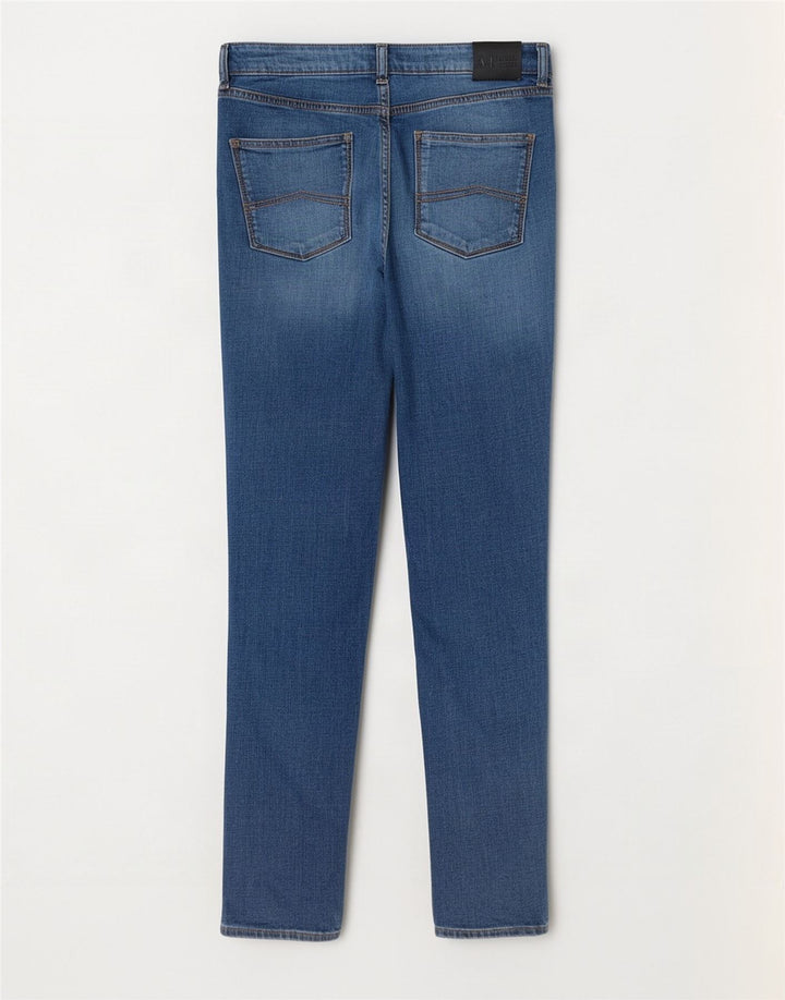 Armani Dame Skinny Jeans W30 L33 Blå Bomuld