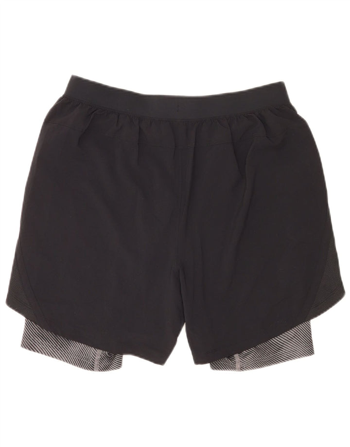Under Armour Herre Fitted Graphic Sports Shorts Large Black