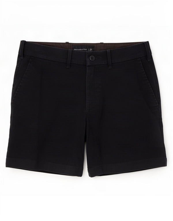 Abercrombie & Fitch Chino-shorts til kvinder Medium W29 Marineblå bomuld