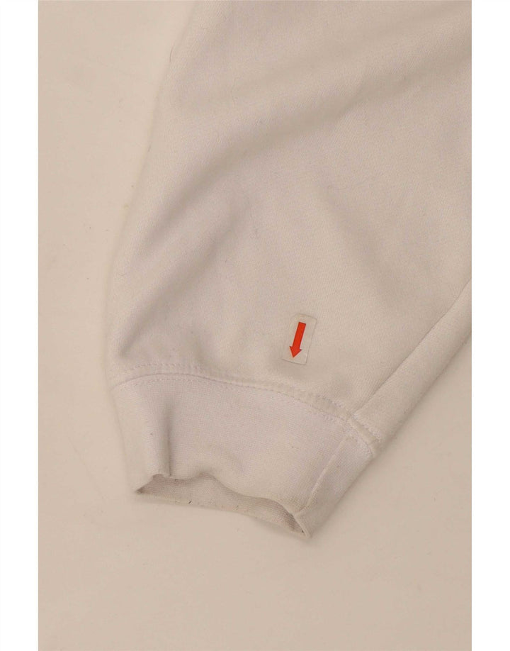 Fila Herre Grafisk Sweatshirt Jumper Stor Hvid Bomuld