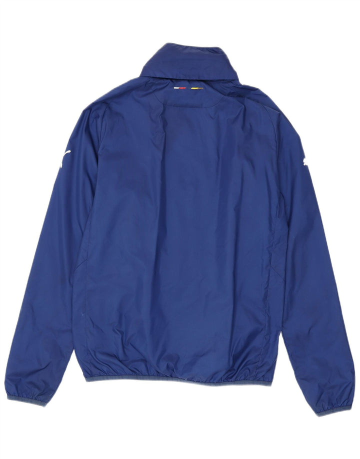 Puma Herre Arsenal Regnjakke med hætte UK 38 Medium Blue Nylon