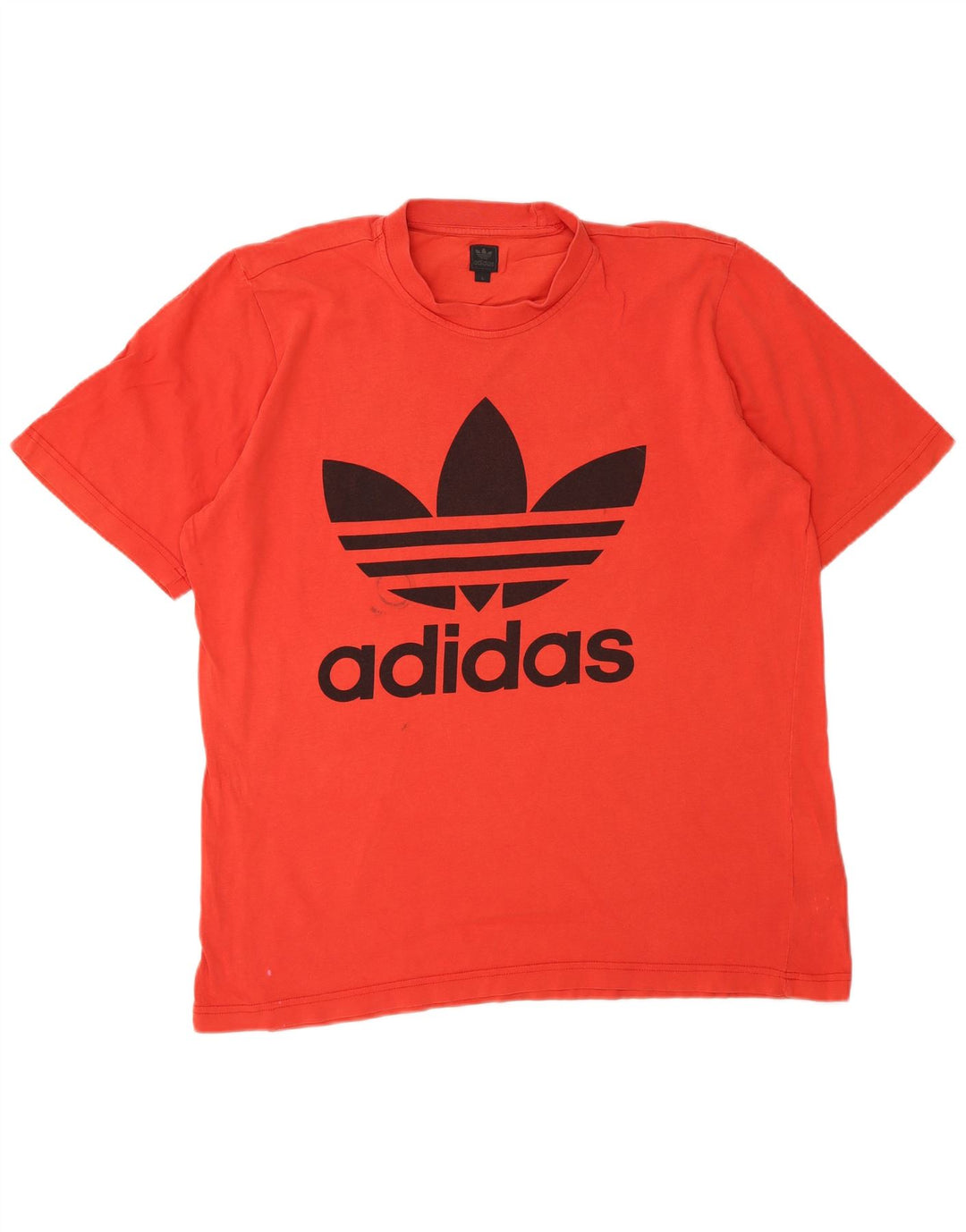 Adidas Grafisk T-shirt top til mænd, stor rød bomuld