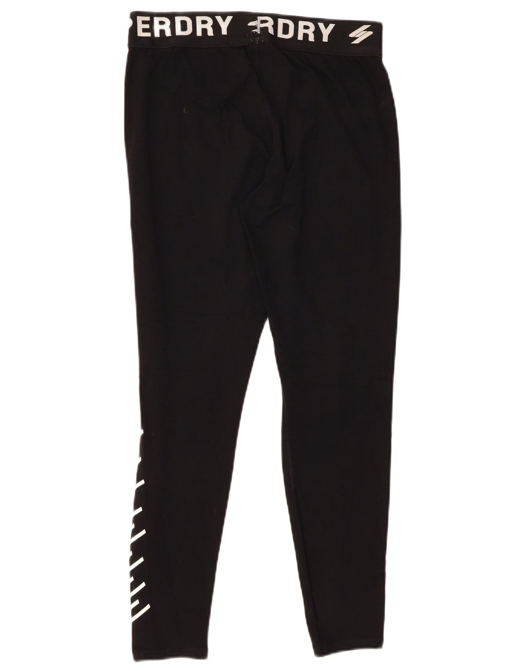 SUPERDRY Grafiske Leggings til kvinder UK 12 Medium Sort