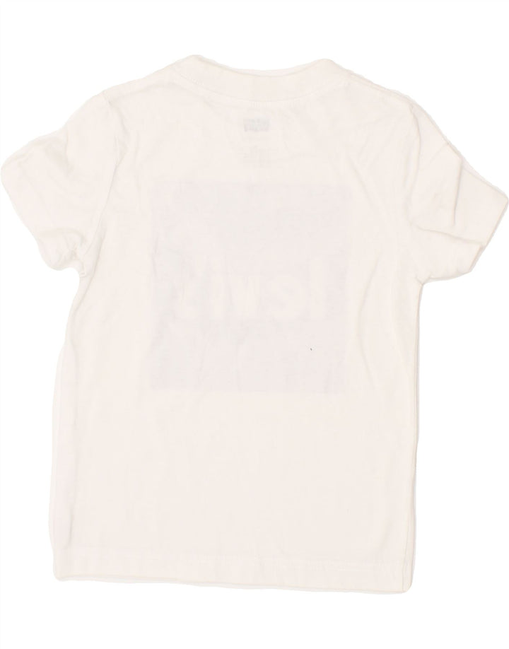 LEVI'S Boys Graphic T-Shirt Top 3-4 Years White Cotton Vintage Levi's and Second-Hand Levi's from Messina Hembry 