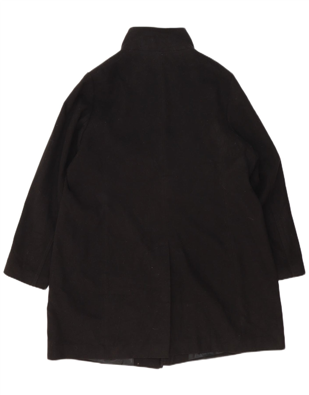 Marks & Spencer Dame Overfrakke UK 20 2XL Sort Polyester