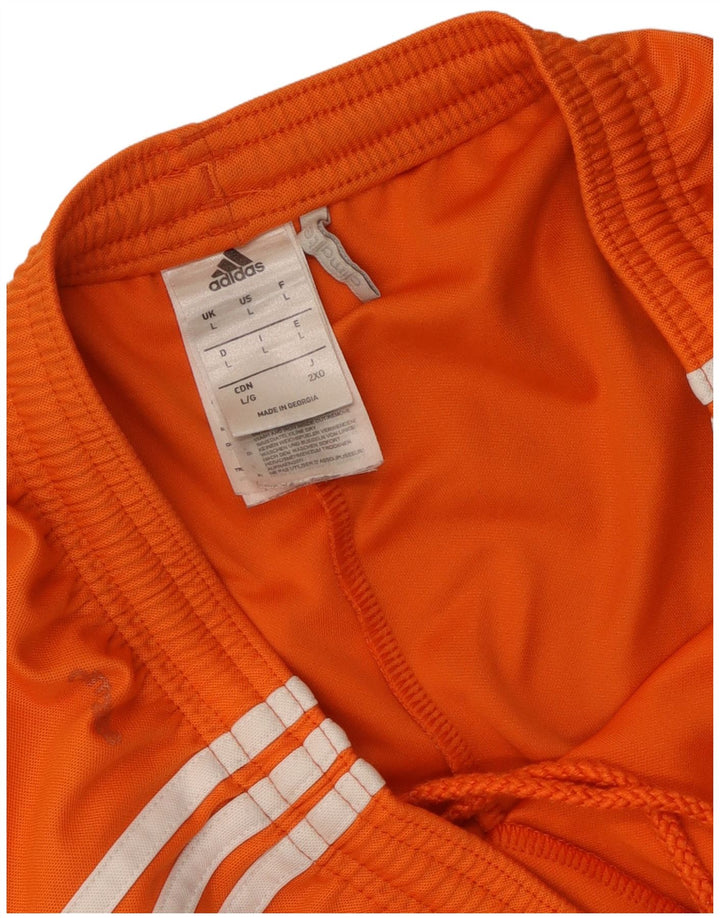 Adidas Herre Climalite Sportshorts Large Orange Polyester