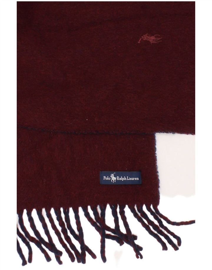 Polo Ralph Lauren herre rektangel tørklæde One Size Burgundy Classic
